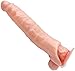 New Soft Realistic Sleeve Extender Sheath for Men Male Enhancement Extension Sleeve (XL-Flesh 12inches)
