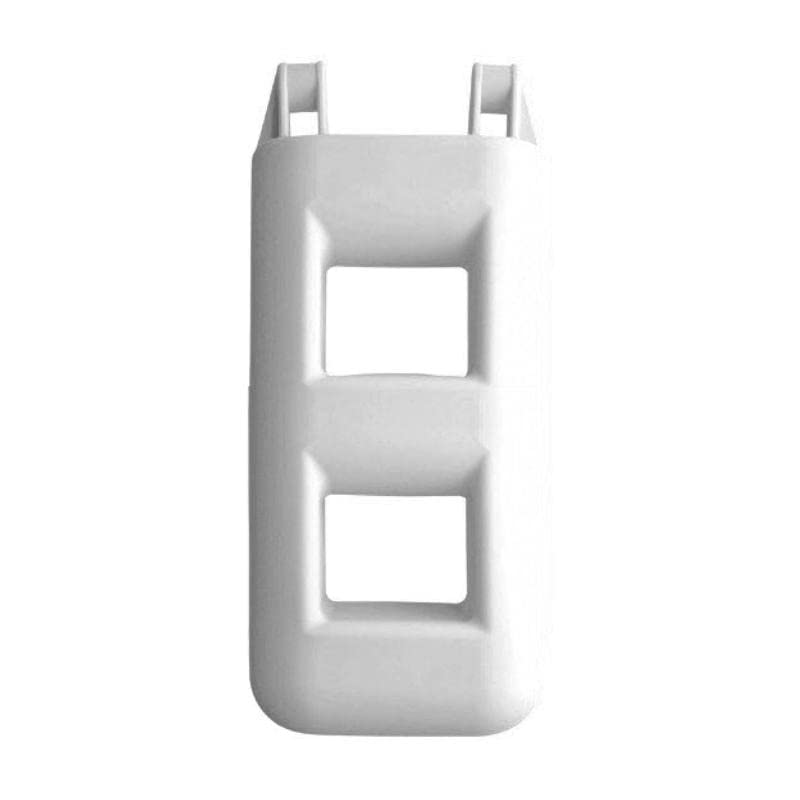 3 Step White Fender Ladder