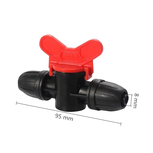 Riego botánico eficiente con la válvula para manguera de 8 mm y bloqueo 3