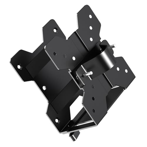 Wilgure Pequeño soporte de montaje para PC, espacio ajustable, soporte para ordenador, montaje de escritorio para monitor, adaptador de almacenamiento, soporte para ordenador
