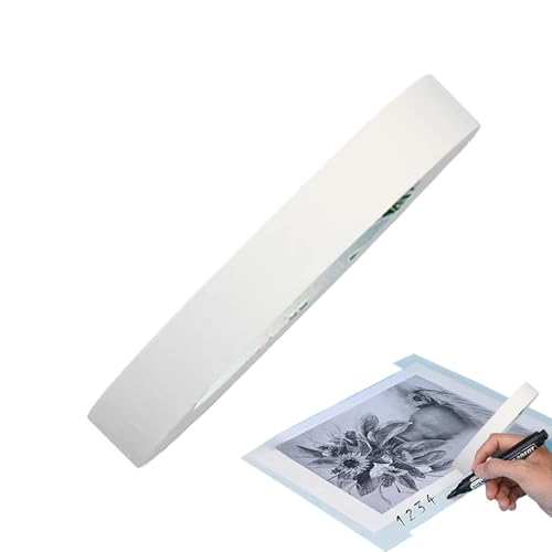 Fmzrbnih - Cinta de pintura blanca, cinta de papel blanca, cinta de etiquetado, protege las superficies, se quita fácilmente, cinta adhesiva multisuperficie para pintura de pared
