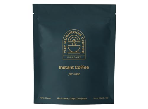 Mushroom Instant Coffee with Lion's Mane, Chaga, and Cordyceps (30 Servings)