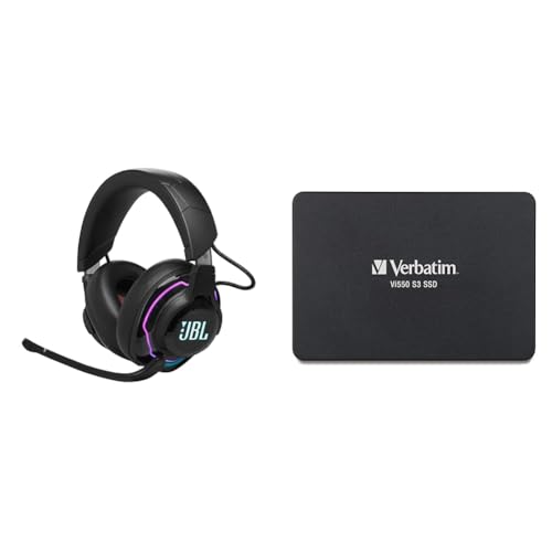JBL Quantum 910 Over-Ear Gaming Kopfhörer – Wireless 2 & Verbatim Vi550 S3 SSD