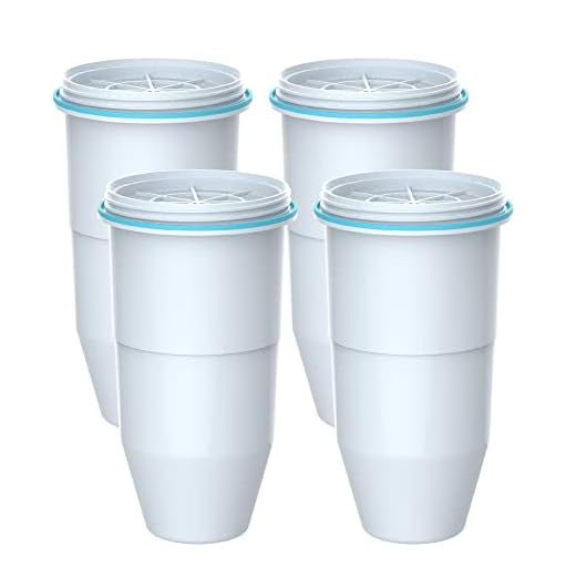 Waterspecialist Replacement Water Filters, Replacement for ZeroWater® ZR-017 Pitcher Filters and Dispenser Filters (Pack of 4), Model No.: WS723B