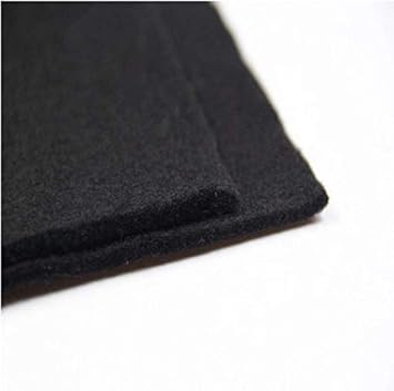 Car Flooring Felt 5mm Thick (2 Mtr x 1 Mtr) 1 Unit Pack - Jet Black (Soft) Boot and Floor