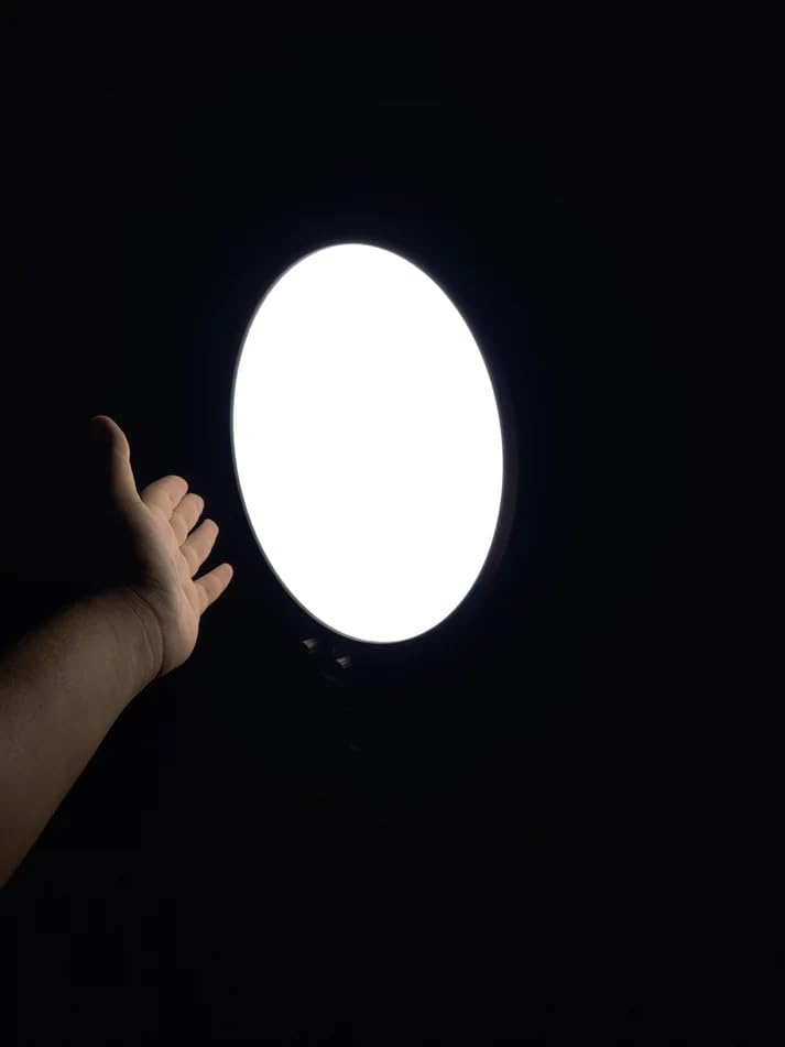 Coverzone Tripodlu Halka Işık 8.4 inç (21.5cm) 180cm Kablolu Stüdyo Işığı Ürün ve Görsel Fotoğraflama Işığı Fotoğraf Makinesi Kamera Youtuber Twich Ring Light Yayıncı Işığı (SW840 8.4inç Siyah)