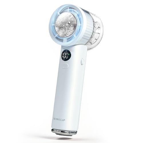 CICIBELLA ハンディファン 【2026革新モデル・-25℃瞬間冷却】 強力 冷却プレート 静音 ハンディファン 1-100段階風量 手持ち扇風機 せんふうき扇風機 小型 手持ち 卓上 6枚羽根 携帯扇風機 USB-C充電式 長時間持続 LED残量表示 シシベラ 軽量 カラビナ 可愛い おしゃれ 熱中症対策 暑さ対策