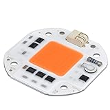 Hyuduo LED COB Chip Grow Light, Heat Dissipating Aluminum Low Power Consumption Bead LED Module 110V Full Spectrum 380‑800NM for DIY Plant Growth (100W)
