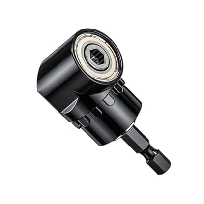 Foto di Adattatore per Trapano ad Angolo Retto 105°, cacciavite angolare 1/4 pollici, cacciavite a taglio esagonale porta-inserti, avvitatore angolare per foratura in spazi ristretti