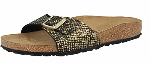Preisvergleich Produktbild Birkenstock Madrid BS[Slipper], schwarz(shinypythonblack), Gr. 39