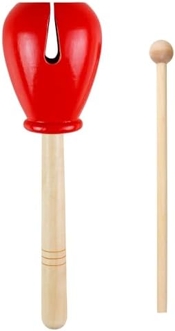 Halilit Hi-Lo Agogo Bell. High-end Hand Percussion Musical Instrument. Percussionists of All Levels. Teens & Adults. Sturdy & Built to Last (Red