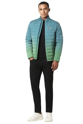 Image of Peter England Men's Nylon Standard Length A-Line Coat
