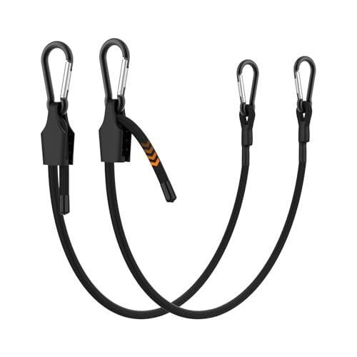Adjustable Bungee Cords with Hooks 12 Inch Long Superior Latex