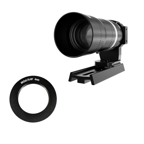 SVBONY SV535 Astro Camera Lens with RF Mount Adapter Compatible with Canon Mirrorless Camera, F2.8 Telephoto Lens, 105mm Focal Length, 5 Group 7 Element APO for Wide-Field Full Frame Astrophotography