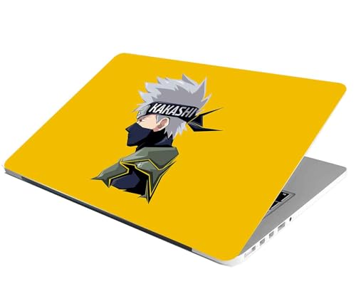Image of Laptop Skin Stickers HD Quality Sticker for Laptops Upto 15.6 inch (Dustproof|Waterproof|Scratchproof|Reusable) - BE Kakashi