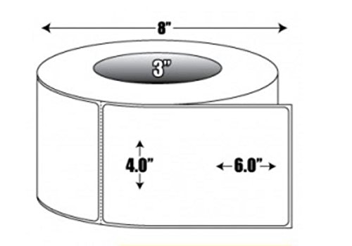 AVG Packaging Supplies Direct Thermal Labels (4'' x 6'') - Multipurpose Labels for Shipping & Barcodes - 3