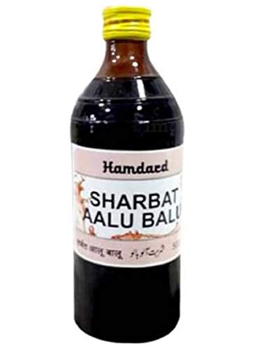 Hamdard Sharbat Aalu Balu- 500 ml Each. Assists In Treating Gall Bladder Stones (Pack Of 2 Only)