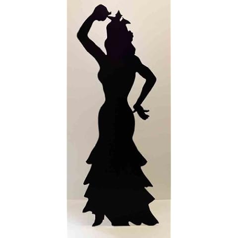 Flamenco Dancer (Silhouette) - Silhouette Lifesize Cardboard Cutout / Standee / Standup Cover