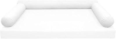 PROLINEMAX Style6 Crib Size Knife Edge Bolster Pillow Cushion Outdoor Slip Cover ONLY AD106