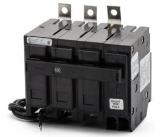 BAB3100HS - 100 Amp Shunt Trip Circuit Breaker Bolt-On - 100 Amp - 3 Pole - 240 Volt