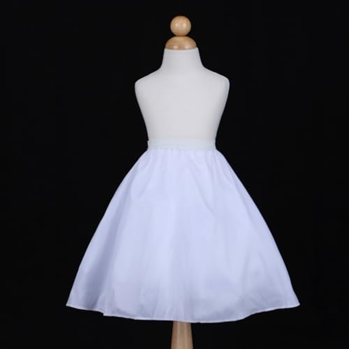 Pink Promise Wedding Flower Girl Dress Hoopless Petticoat Crinoline Slip Underskirt2