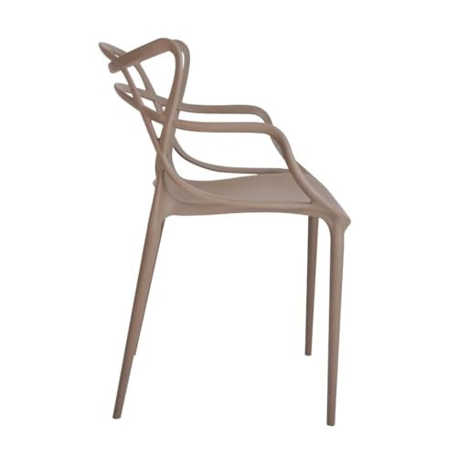 Ecom Home - Kit 4 Cadeiras Allegra Fendi Sala de Jantar Polipropileno