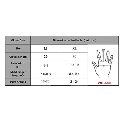 Gants de ski chauds et imperméables avec chauffage doigts complets - 7