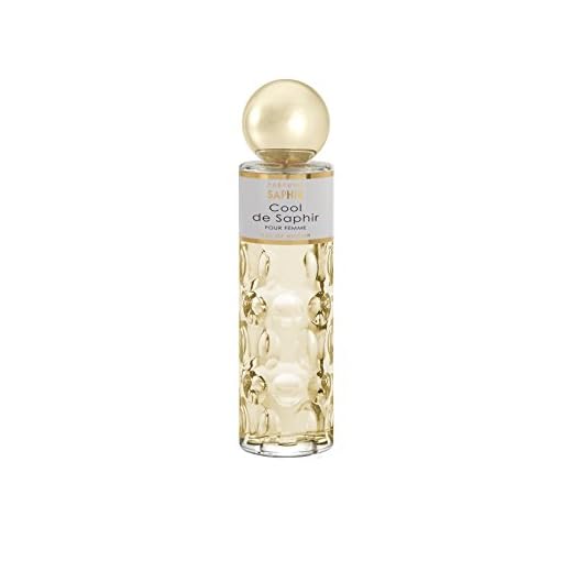 PARFUMS SAPHIR Cool - Eau de Parfum con Vaporizador para Mujer, Fresh, 200 Mililitros