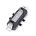 Pineeseatile Bike Light Set,1Pc USB Rechargeable Bicycle Light Waterproof Bike Tail Light 3 Modes Bike Light Safety Warning Lamp Fits All Mountain Bikes,Road Bicycle,Backpack(White)