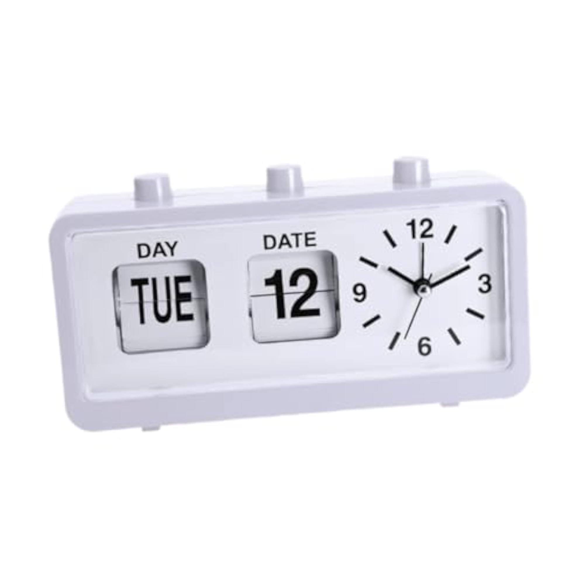 Button Page Turning Table Clock, Unique Centerpiece