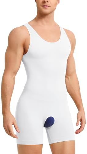 Men's Full Body Shapewear Compression Bodysuit Tummy Control