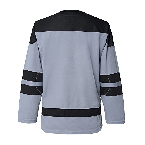Ealer H900 Series Ice Hockey League Team Color Blank Practice Jersey & Thick, Breathable And Quick-Dry High Strength Fabric&Unisex Junior To Senior #TOP1