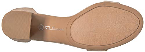 Women's Jody Heeled Sandal, Nude Suede, 8 M US4