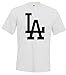 Produktbild TRVPPY Herren T-Shirt Modell LA Los Angeles, Weiß, L