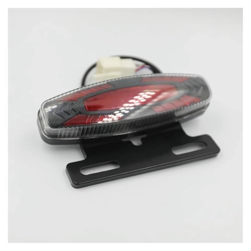 Luz trasera de 36V y 48V para bicicleta con intermitentes y luz de freno para e-bike