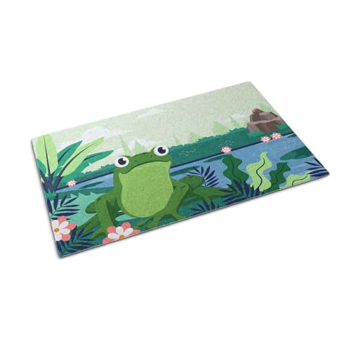 Paillasson extérieur de qualité supérieure Tulup décoratif 60x40 cm grenouille