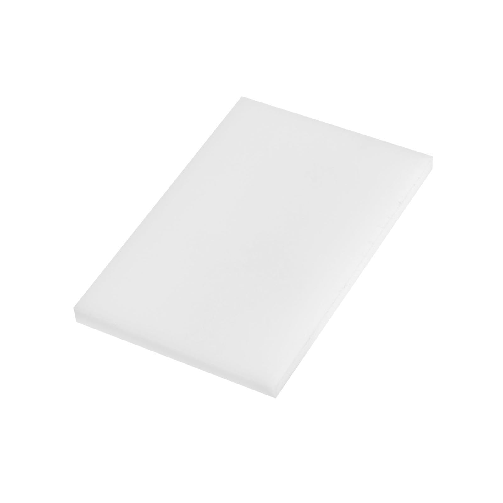 TUXCAXI Sound Absorbing Leather Punch Pad for Crafting Enthusiasts PP Polypropylene Ensuring Durability and Longevity for All Crafting Needs. Cutting Board, White, 10x15x0.8cm