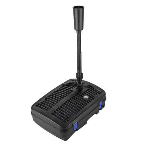 Forever Speed Pompe de bassin 4 en 1 avec filtre, filtre UV 11 W, 2500 l/h, avec câble...