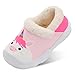 L-RUN All-Day Comfort Toddler Shoes - Plush-Lined, Flexible Soft Sole, Kids Anti-Slip Warm Shoes Pink 5 Toddler