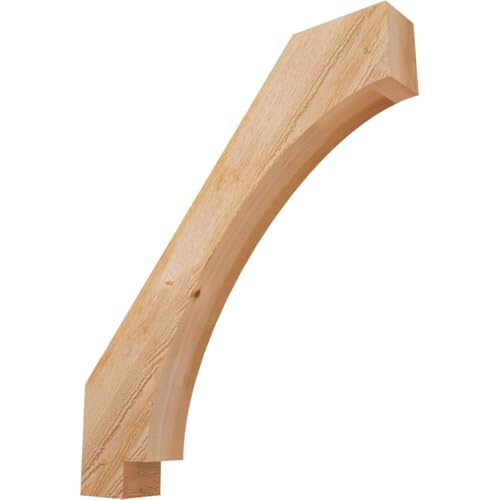 Ekena Millwork BRC04X28X32IMP00RWR 4"W x 28"D x 32"H Imperial Rough Sawn Knee Brace, Western Red Cedar