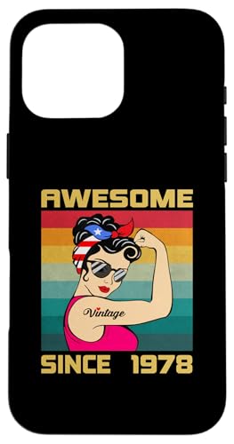 48�� ���� �a���� ���B���e�[�W �f���炵�� 1978�N�ȗ� �X�}�z�P�[�X iPhone 16 Pro Max �p