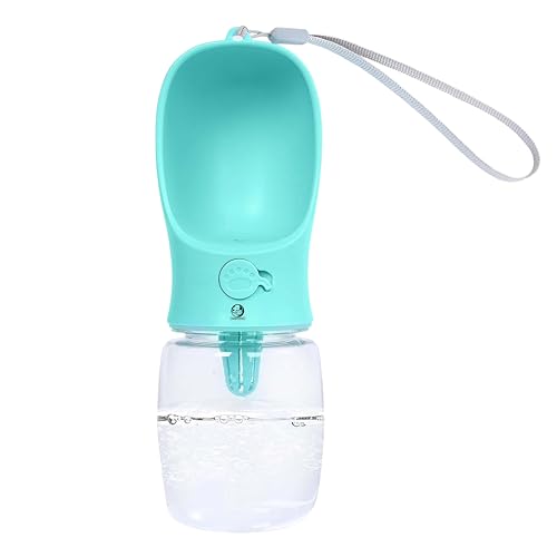 Image of Foodie Puppies Portable Dog Water Bottle - (Aqua Bottle) I Leak-Proof and Lockable Pet Dispenser Cup for Travel, Walking and Hiking (350ml)