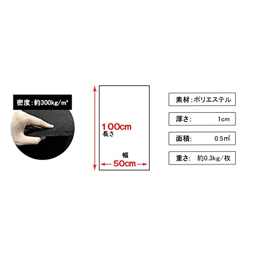 JANRI 防音マット 防振マット 100*50cm の商品画像 2