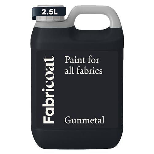 Image of Fabricoat Fabric Paint & Upholstery Dye, Gunmetal, Flexible Finish