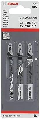 Bosch Professional T101 Brzeszczot do Wyrzynarek, Szary, 1.5 - 15 mm