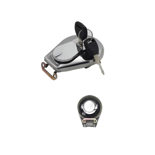 Bouchon d'essence chromé avec serrure étanche pour réservoir Honda VF700C Magna et VT800C