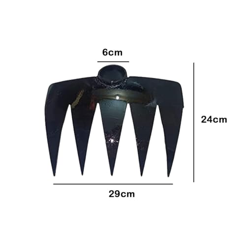 Image of A to Z Hub Weed Remover,Grass Remover,Lawn Remover,Teeth Hand Cultivator Rake Without Handle Garden Teeth Rake, Khapali, Panjeti,RAKE,Spade,Tiller, Spade for Home,Garden Tool,Agriculture Tool