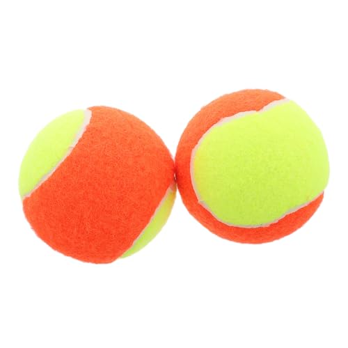 BCOATH 2 Pack Tennis Balls for Boys and Girls Beginners Soft Safe Training Balls Elastic for Youth Play Practice