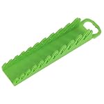 Sealey WR10HV Spanner Rack, 10 Stubby Spanners Capacity, Hi-Vis Green