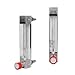 LZB-3WB Rotameter Flow Meter Glass Tube Float for Air Nitrogen Oxygen Gas, Adjustable Industrial Low Flow Precision Meter(30-300ML-min)